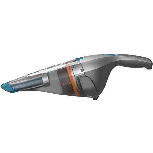 BLACK+DECKER NVC215WA-QW Sladdlöst handdammsugare - 7,2 V - Laddningsstation - Borste 15.5, 385 ml, Silver och blå NVC215WA-Q