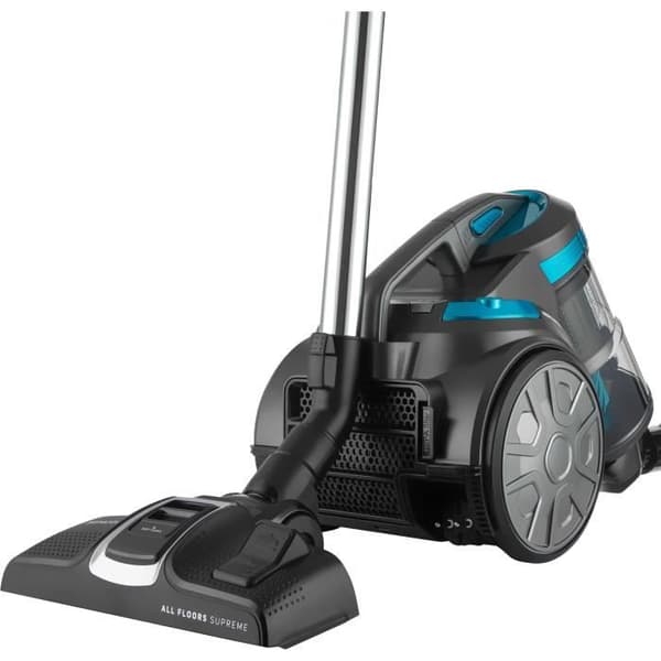 Säcklös släpvagnsdammsugare - SENCOR SVC 1086TQ - 700 W - 78 dB - 3,5 L - Svart / Blå