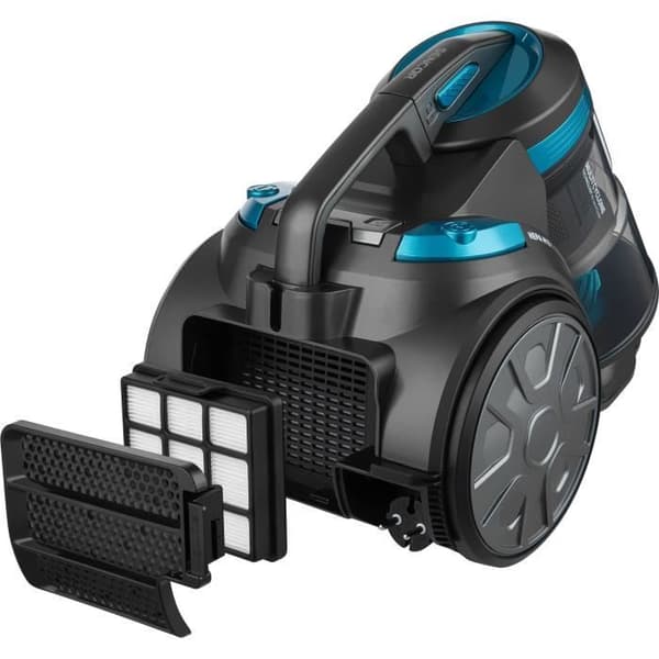 Säcklös släpvagnsdammsugare - SENCOR SVC 1086TQ - 700 W - 78 dB - 3,5 L - Svart / Blå