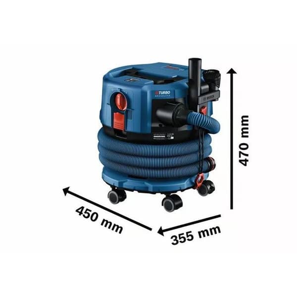 Dammsugare 18V GAS 18V-12 MC (Utan batteri eller laddare) - BOSCH - 06019K2000