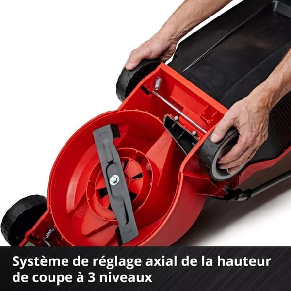 Einhell Gräsklippare utan sladd GE-CM 18/30 Li Kit Power X-Change (18V, Max yta 150 m²) Levereras med 3,0Ah batteri och laddare