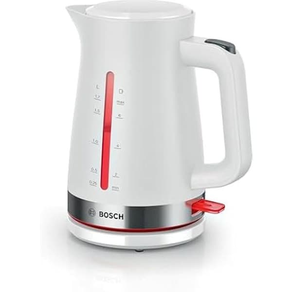 Vattenkokare - BOSCH - TWK 4M221 - 1,7 L - 2400 W - Trådlös - Vattennivåindikator
