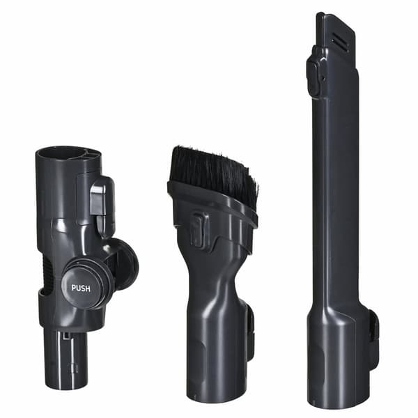 Samsung VS20C852CTN 2-i-1 stavstøvsuger Batteridrevet, tør, poseløs, 580 W, sort, krom, grøn, træ