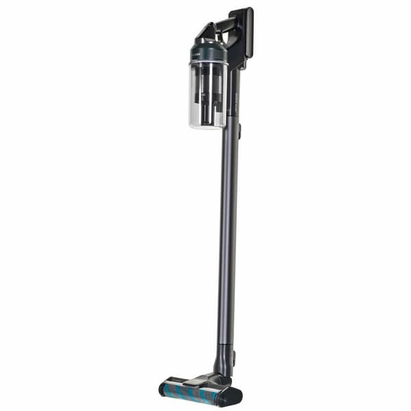 Samsung VS20C852CTN 2-i-1 stavstøvsuger Batteridrevet, tør, poseløs, 580 W, sort, krom, grøn, træ