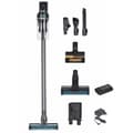 Miniatyrbillede 1 af 10: Samsung VS20C852CTN 2-i-1 stavstøvsuger Batteridrevet, tør, poseløs, 580 W, sort, krom, grøn, træ