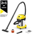 Miniatyrbild 1 av 6: KARCHER WD 3-18 S V-17/20 sladdlös våt- och torrdammsugare - Stål - 17 l - (utan batteri eller laddare)