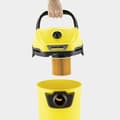 Pikkukuva 3 / 6: KARCHER WD3-18 V-17/20 Langaton märkä- ja kuivaimuri - Keltainen ja musta - Muovi - (ilman akkua tai laturia)