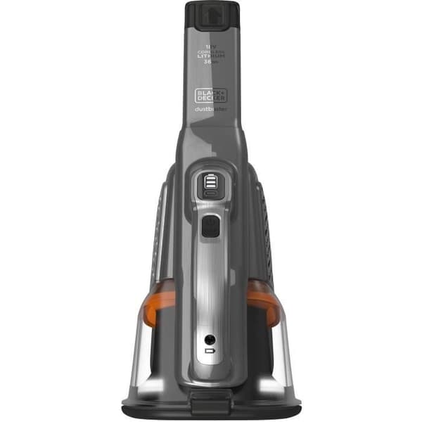 BLACK + DECKER BHHV520JF-QW - Håndstøvsuger - Dustbuster Lithium 18V - 2 hastigheder - Batteritid 40 min - Sort sølv Titanium