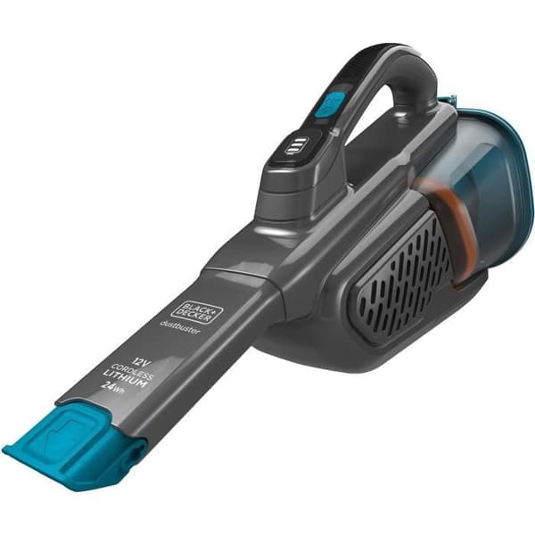 BLACK + DECKER BHHV320B-QW - Håndstøvsuger - Dustbuster Lithium 12V - 2 hastigheder - 25 min. autonomi - Blå Sort, Blå
