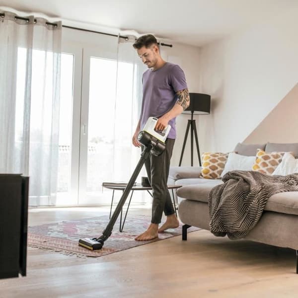 KARCHER VC 4 Cordless myHome - Sladdlös stavdammsugare - 30 min batteritid - tyst - elektrisk borste - boost-läge