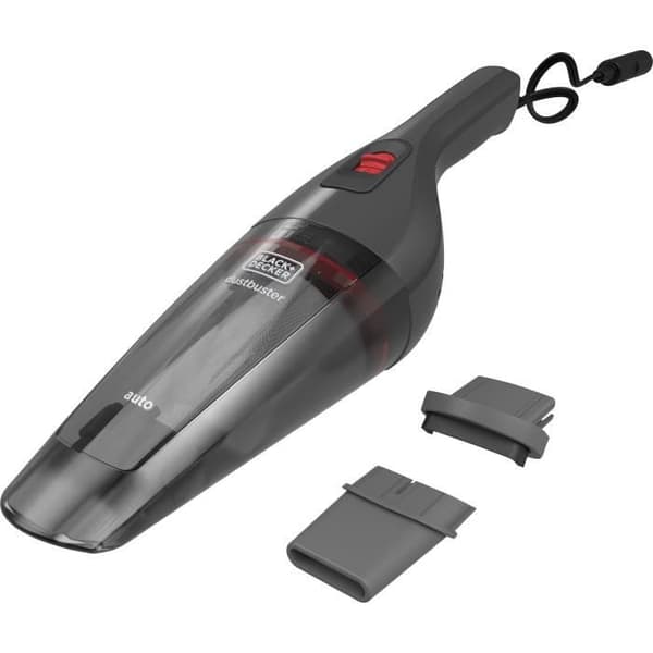 BLACK+DECKER Dusbuster -automaattikäyttöinen pölynimuri - NVB12AV-XJ - Autoerikoistuote - Tupakansytytinliitäntä Harmaa