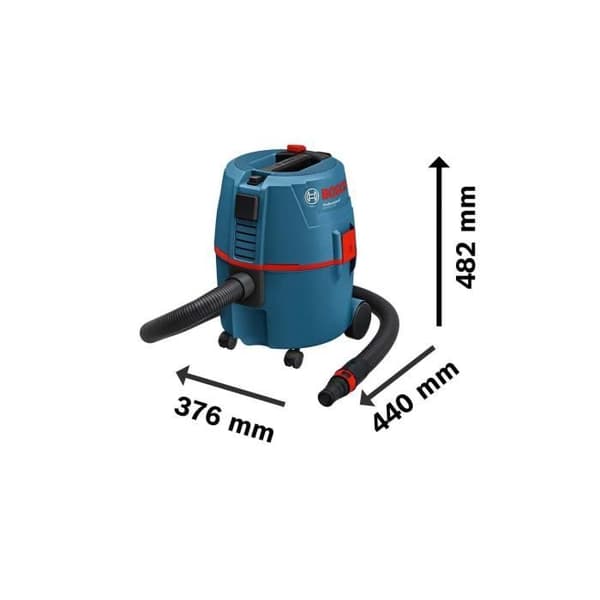 Bosch Professional GAS 20 L SFC -imuri, märkä- ja kuivaimuri, 1200 W, puoliautomaattinen suodattimen puhdistus (pahvi) - 060197B1W0