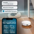 Miniatyrbillede 3 af 6: EZICLEAN All In One Z12 Ultra - Tilsluttet robotstøvsuger med tømningsbase - 270 min - 14,4 V - 1,8 L - Hvid