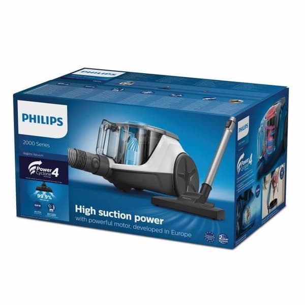 Philips XB2122/09 Security Without Series Series 2000 - 850W - PoweryClone 4 - 77dB - Valkoinen ja sininen