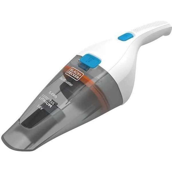 BLACK + DECKER - NVC115JL-QW - Sladdlös handhållen dammsugare - 3.6V Grå, Vit