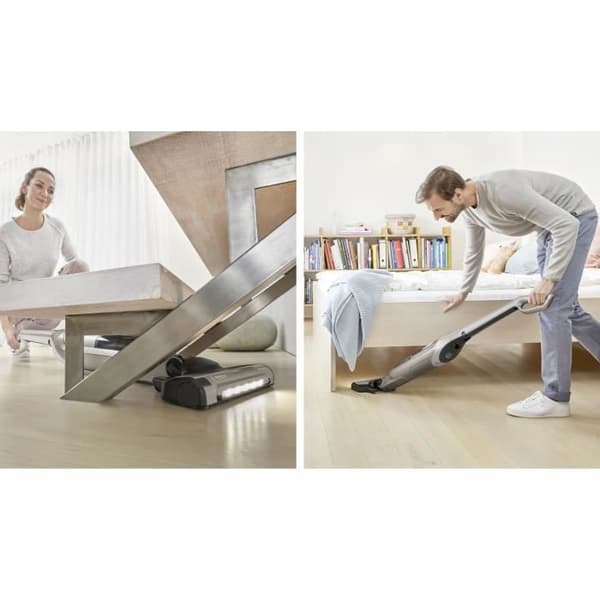 BOSCH BBH3ALL23 Flexxo 2-i-1 ledningsfri og multifunktionel stavstøvsuger - 2 hastigheder - 23V - 50 min batterilevetid - Metallic champagne