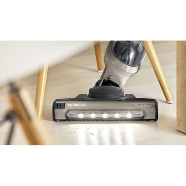 BOSCH BBH3ALL23 Flexxo 2-i-1 ledningsfri og multifunktionel stavstøvsuger - 2 hastigheder - 23V - 50 min batterilevetid - Metallic champagne