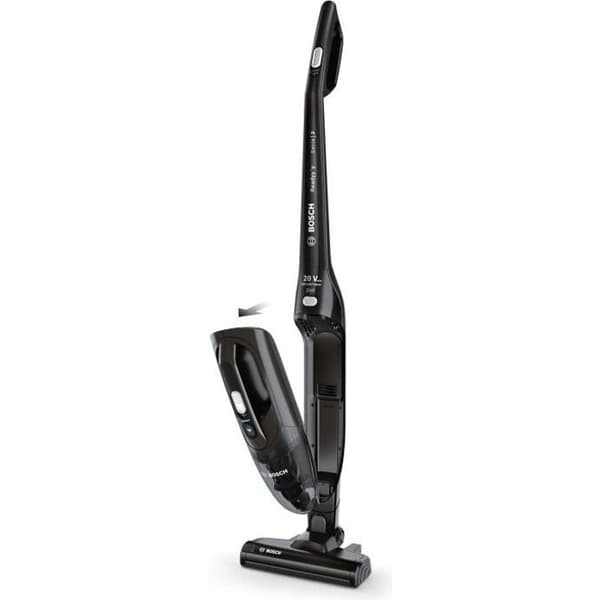 BOSCH BBHF220 2-i-1 ledningsfri stavstøvsuger - 40 minutters driftstid - 0,4 liters beholderkapacitet - vaskbart filter Sort