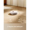 Miniatyrbild 5 av 6: DREAME D9Max Vit - 2-i-1 robotdammsugare - Intelligent laser LDS-navigering - 4 000 Pa - Kartor för flera våningar