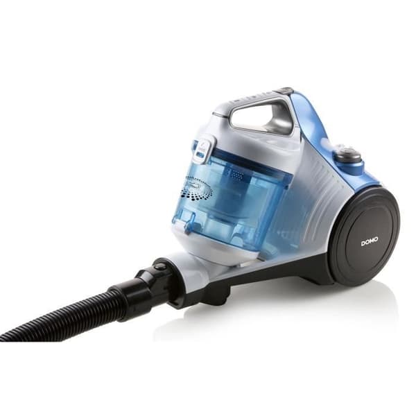 DOMO DO7286S Poseløs Støvsuger - 1,5 L - 700 W - Hvid og Blå