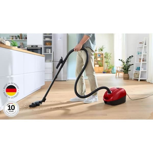 BOSCH GL38 støvsuger med pose - 600 W - 79 dB - HEPA - 10 m - 4 l pose - effektstyring
