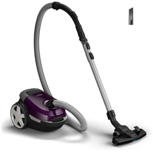 Støvsuger med pose - PHILIPS - XD3100/06 - 900 W - 79 dB - Lilla