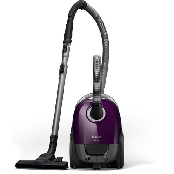 Støvsuger med pose - PHILIPS - XD3100/06 - 900 W - 79 dB - Lilla Lilla