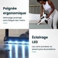 Miniatyrbillede 3 af 6: EZICLEAN Cyclomax R22 station - Ledningsfri stavstøvsuger - 52 min - 500 W - 35 kPa - Hvid