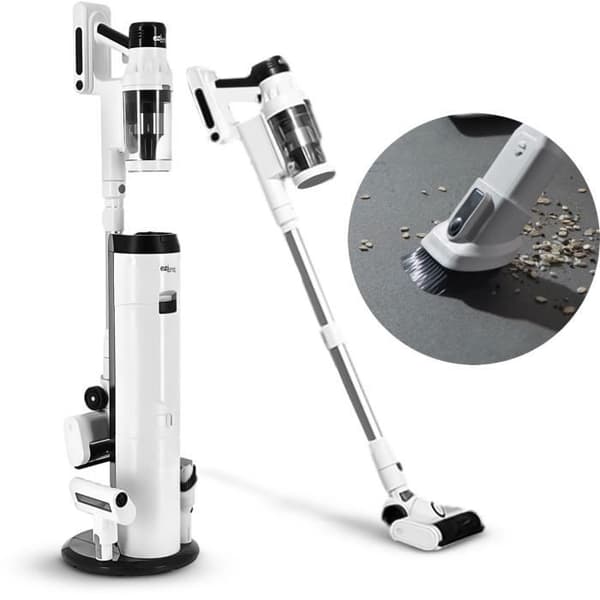 EZICLEAN Cyclomax R22 station - Ledningsfri stavstøvsuger - 52 min - 500 W - 35 kPa - Hvid