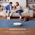 Miniatyrbillede 4 af 6: BEKO VRR60314VW - 2-i-1 tilsluttet robotstøvsuger - 150 minutters batterilevetid - 2000 pa - Hvid