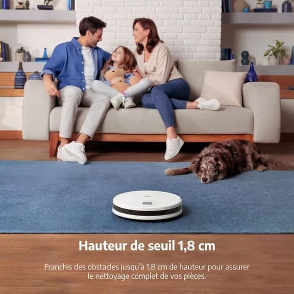 BEKO VRR60314VW - 2-i-1 tilsluttet robotstøvsuger - 150 minutters batterilevetid - 2000 pa - Hvid