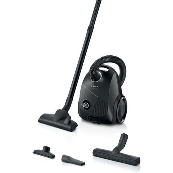 Ny! Dammsugare med påse - BOSCH BGLS2BA1H Serie 2 - 600 W - Påsens kapacitet 3,5 l - Tvättbart mikrofilter