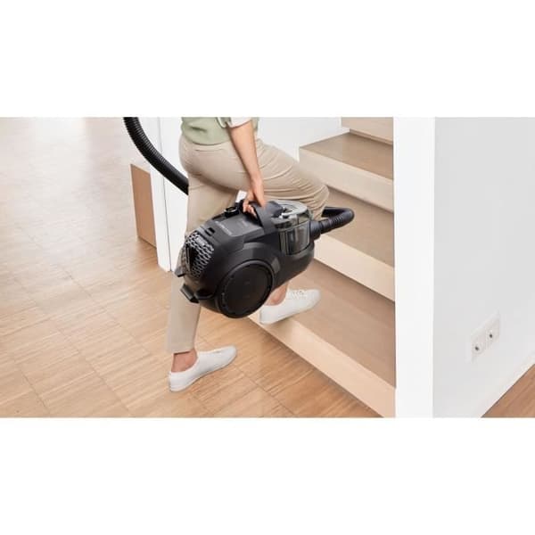 Ny! Poseløs cylinderstøvsuger - BOSCH BGC21X300 - 550W - 2L - 76 dB - Sort