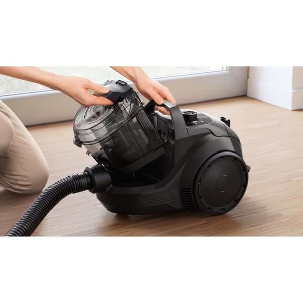 Ny! Poseløs cylinderstøvsuger - BOSCH BGC21X300 - 550W - 2L - 76 dB - Sort