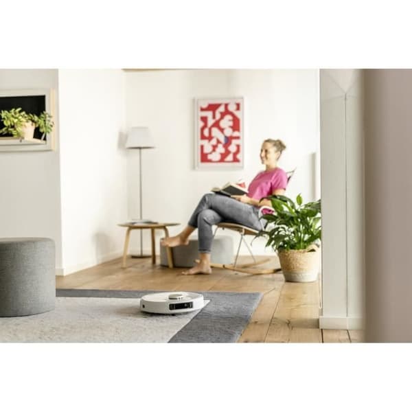 Kärcher RCV 5 - Uppkopplad tvättmaskin, robotdammsugare - 3-nivås rengöringssystem - LIDAR-navigering - Auto Boost på mattor
