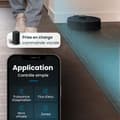 Pikkukuva 3 / 6: EZIclean I-BOT Z6 MAX - Yhdistetty pölynimuri ja moppirobotti 150 min - 2 kPa - 0,43 L - Musta