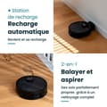 Pikkukuva 6 / 6: EZIclean I-BOT Z6 MAX - Yhdistetty pölynimuri ja moppirobotti 150 min - 2 kPa - 0,43 L - Musta
