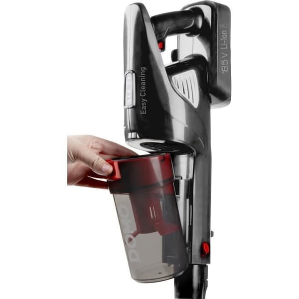 DOMO DO1032SV - 2-i-1 stavstøvsuger - 18,5 V - LI-ION batteri - Cyklonisk system - Roterende børste