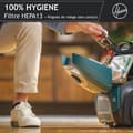 Miniatyrbild 2 av 6: Dammsugare med påse - HOOVER - HE530ALG - 700 W - 4 L - 65 dBA - Speciell för djur och allergier