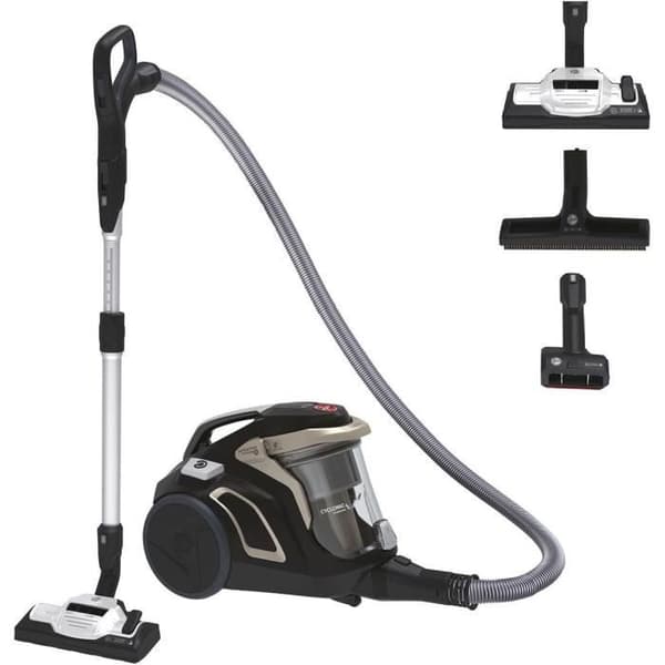 Påslös släddammsugare - HOOVER - HP720PET - 850 W - 68 dBA - 2 L kassett - Speciell för parkettgolv och djur