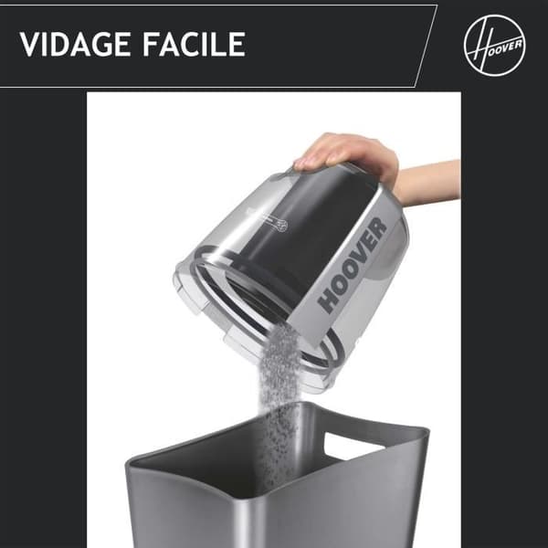 Poseløs cylinderstøvsuger - HOOVER BR21HM - 700 W - Kassette: 2 L - 78 dBA