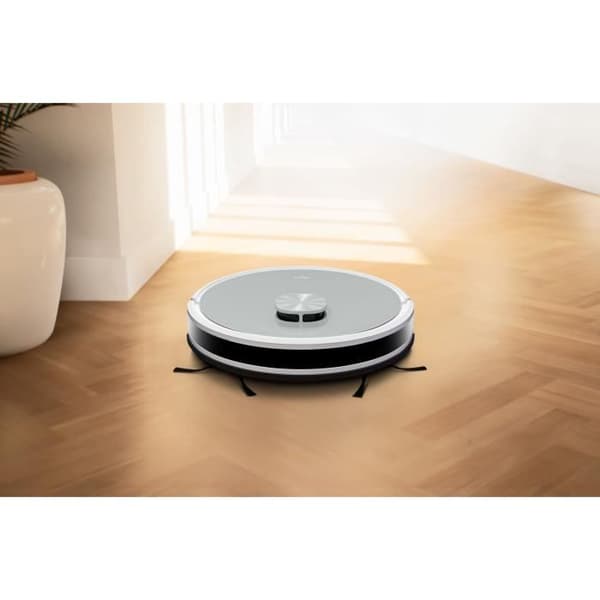 MEDION X21 SW - Robotstøvsuger med drænstation - Lasernavigation - Effekt 3000 Pa