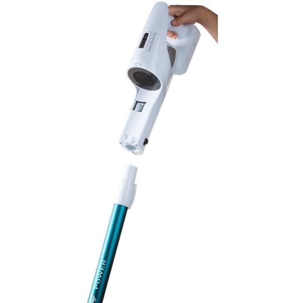 DOMO DO233SV - Sladdlös 2-i-1-stavsugare - 2 hastigheter - Cyklonsystem - Batteritid 20 min - Dammbehållare 0,6 l