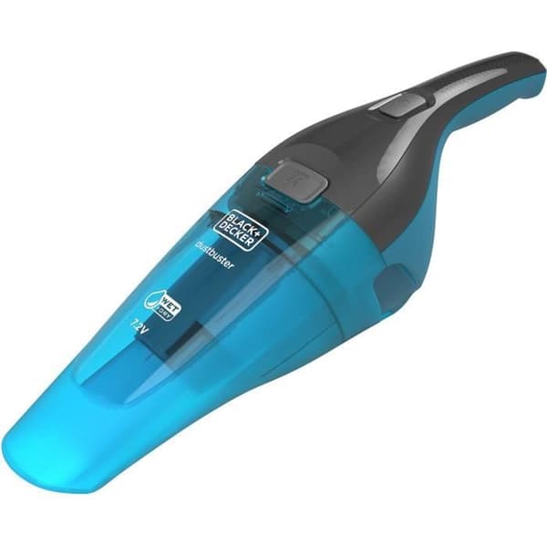 BLACK+DECKER WDC215WA-QW Dustbuster Lithium Wet & Dry 7.2V sladdlös handdammsugare - blå Blå, Titan