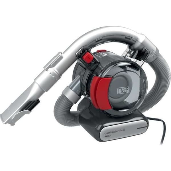 BLACK & DECKER PD1200AV Poseløs bilstøvsuger - 12V - 5 m kabel Grå, Orange