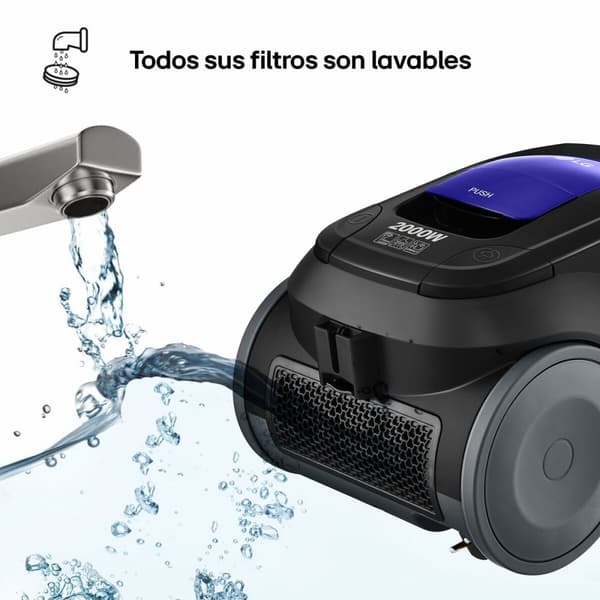 Påsfri Dammsugare LG VK8506NHAG Röd 650 W