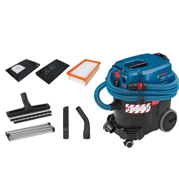 Vatten &amp; torrdammsugare - BOSCH PROFESSIONAL - GAS 35 H AFC - 1200 W - Säkerhetsfilter - Påslös behållare