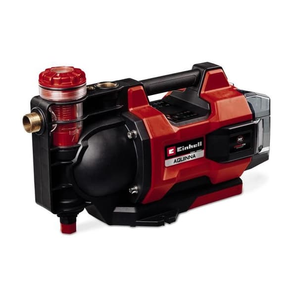 Einhell Trådlös bevattningspump AQUINNA 36/38 F LED AUTOMATISK Solo Power X-Change (36V) Levereras utan batteri eller laddare