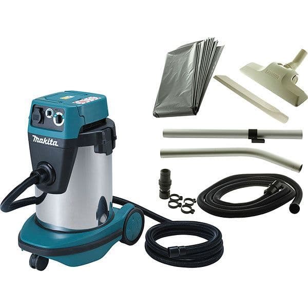 MAKITA dammsugare - 220 mbar - 1050W - Klass L - Påse - 32 liter