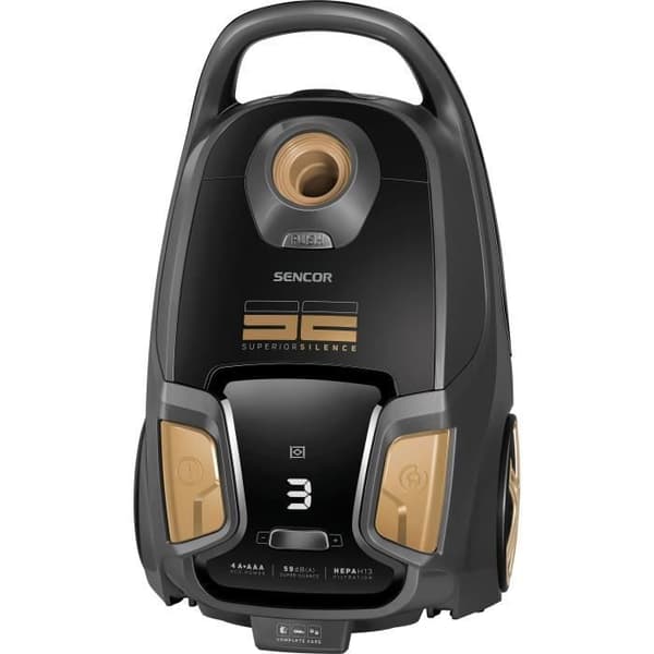 Säckdammsugare - SENCOR - SVC 9300BK - 600 W - 59 dB - Svart